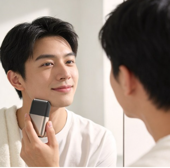 APEXSO Mini Electric Shaver for Men – IPX6 Waterproof Portable Foil Shaver, USB-C Charging, LED Display