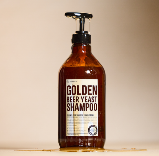 FLISIA Golden Beer Yeast Anti-Hair Loss Shampoo 1000ml x2 | Floral Perfume