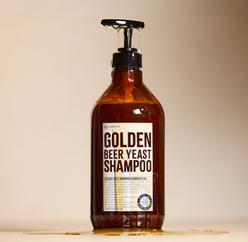 FLISIA Golden Beer Yeast Anti-Hair Loss Shampoo 1000ml x2 | Floral Perfume