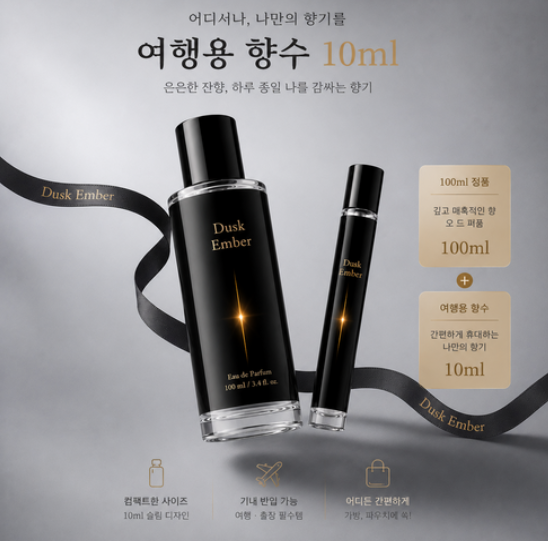 RUBIONA Dusk Ember Eau de Parfum 100ml + 10ml Travel Size Set