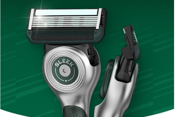 SLEEK Motion Razor Set – Baseball Breakers Limited Edition (Handle + 12 Cartridges + Case)