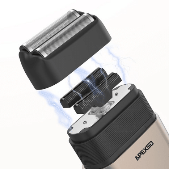 APEXSO Mini Electric Shaver for Men – IPX6 Waterproof Portable Foil Shaver, USB-C Charging, LED Display - Kimmart