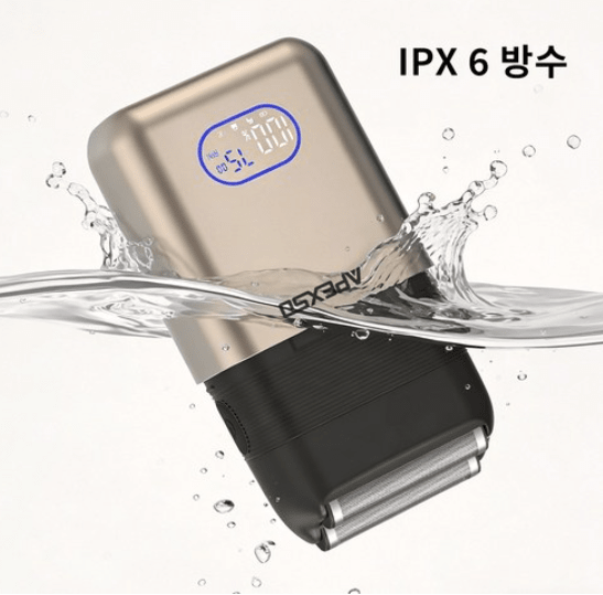 APEXSO Mini Electric Shaver for Men – IPX6 Waterproof Portable Foil Shaver, USB-C Charging, LED Display - Kimmart