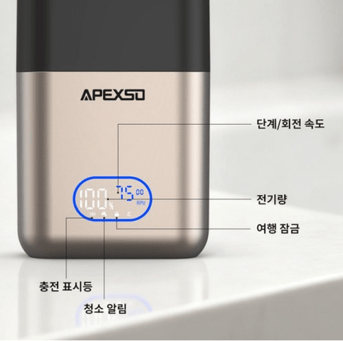 APEXSO Mini Electric Shaver for Men – IPX6 Waterproof Portable Foil Shaver, USB-C Charging, LED Display - Kimmart