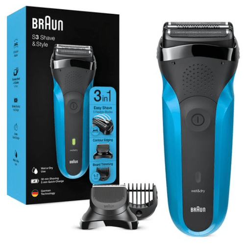 Braun Series 3 310BT Shave & Style | 3-in-1 Electric Foil Shaver for Men - Kimmart