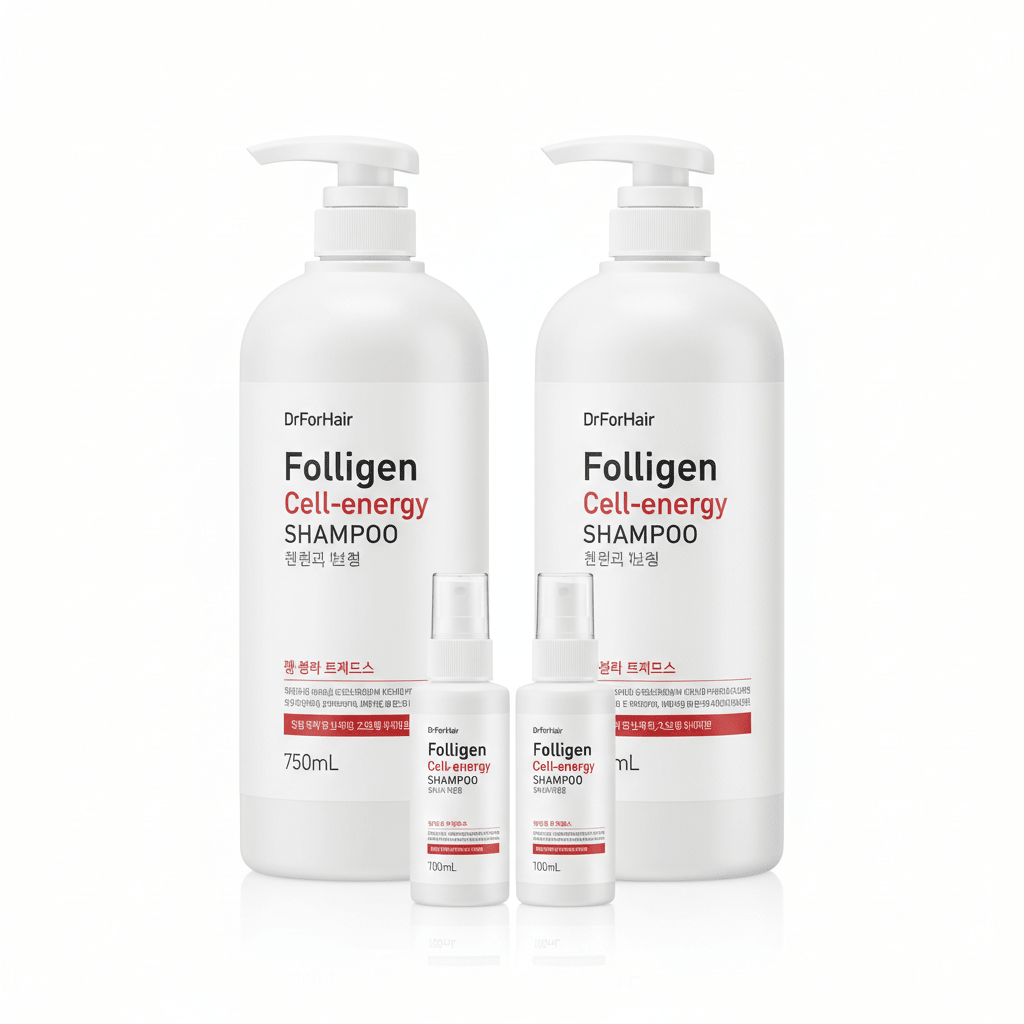Dr. ForHair Folligen Cell Energy Shampoo – Costco Value Set (750ml x2 + 100ml x2) - Kimmart