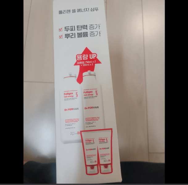 Dr. ForHair Folligen Cell Energy Shampoo – Costco Value Set (750ml x2 + 100ml x2) - 킴마트