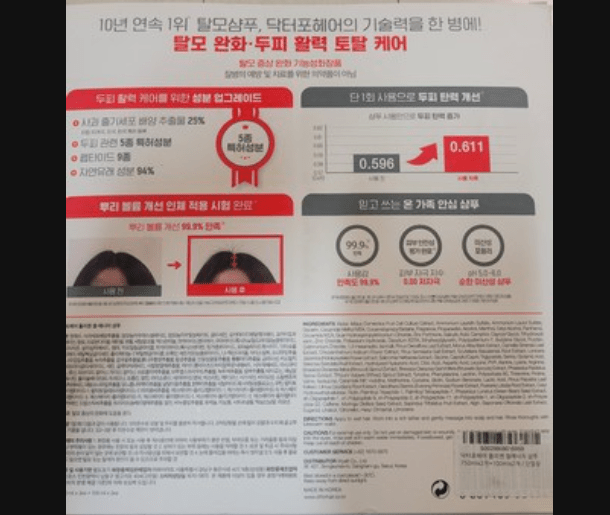 Dr. ForHair Folligen Cell Energy Shampoo – Costco Value Set (750ml x2 + 100ml x2) - 킴마트
